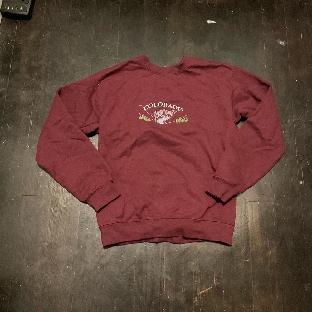 Maroon Colorado Crewneck Sweatshirt